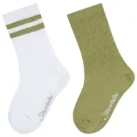 Sterntaler Active Socken Lang 2er-Pack Coolmax in mittleres grün | Gr.: 22