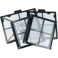 VHBW 4x Filterpad kompatibel mit Dolphin Avalon 20, Blue Maxi 10, Blue Maxi 20, CARRERA 20, Cainan 1 Poolsauger, Poolroboter - Feinfilter