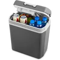 Moa - Elektrische Kühlbox - Warmhaltefunktion - 12V und 230V 22 Liter ECW22 - Grau