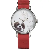 Locman F253A08S-00WHCA1NR Italy Damenuhr 1960 Fantasy Dog Ref. F253A08S-00WHCA1NR