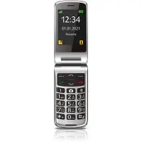 Beafon SL645, Klapphandy, Single SIM, 7,11 cm (2.8"), 3 MP, 1000 mAh, Schwarz, Silber