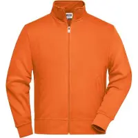 James & nicholson Workwear Sweat Jacket Gr. M, orange