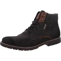 Rieker Herrenschuhe Winterstiefel Grau Freizeit