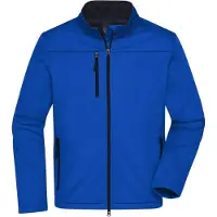James & nicholson Men's Softshell Jacket nautic-blue, Gr. XXL