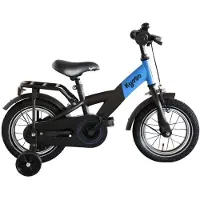 Kyoso Kinderfahrrad X-Rider 12 Zoll mit Rücktrittbremse - Braun/Blau
