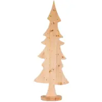 Manufaktur Martinshof Weihnachtsbaum aus Fichtenholz, 94 cm hoch, 34 cm breit, 20 warmweiße LEDs