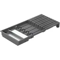Blum Ambia-Line Messerhalter für die Schublade - 186x43x409mm, oriongrau matt