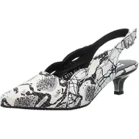 Simen Damen Sling Pumps 53220-36, 53220-37, 53220-38, 53220-39, 53220-40, 53220-41 SIM-8213A schwarz/grau 38
