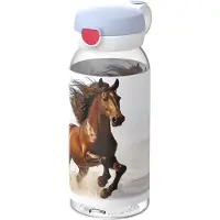 Mepal Campus Trinkflasche mit Klappdeckel 600 ml - Wild Horse