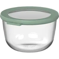 Mepal Cirqula Glas Frischhaltedose Rund 1000 ml Nordic sage