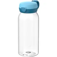 Mepal Campus Trinkflasche mit Klappdeckel 600 ml - Cool blue