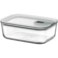 Mepal EasyClip Glas Frischhaltedose 1000 ml - Nordic sage - Meal prep box - Frischhaltedosen mit Deckel mit Deckel
