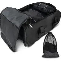 Normani Reisetrolley mit Rucksackfunktion 90 L mit 5 Kleidertaschen