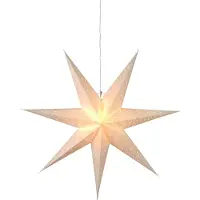 Star Trading Papierstern "Sensy Star 100" ca. 100 cm Ø, incl. Kabel, Farbe creme, 231-21