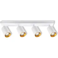 Licht-Erlebnisse Spot Lampe GU10 verstellbar 4-flammig länglich Modern Strahler