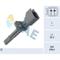 FAE ABS Sensor Raddrehzahl Vorne für VOLVO XC40 (536) 78645
