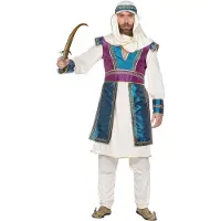 Coppens Herrenkostüm Orient, 1001 Nacht, lila/weiss