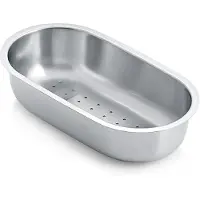 Pyramis 100055001 Restebeckeneinsatz aus Edelstahl für TITAN-Serie / Resteschale / Einsatz