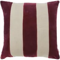 Fonq Stripe Zierkissen 50 x 50 cm - Aubergine