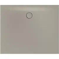 Bette BetteFloor Side Duschwanne mit Minimum-Wannenträger und BetteGlasur Plus, 1200x1000mm, 3383-416PLUS,T1, Farbe: Stone