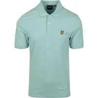 Lyle & Scott Plain Kurzarm-poloshirt Blau M Mann Blau M