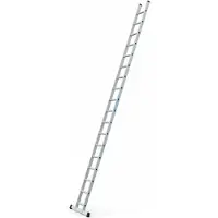 Zarges Anlegeleiter Aluminium 18Sprossen Arbeits-Höhe 6300mm Länge 5170mm 9,9kg - 44818
