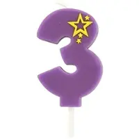 Papstar Zahlenkerze, Mini 6,8 cm