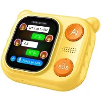 Zimilo Kinder Smartwatch mit 2,0 Zoll IPS-Display, Videoanruf, GPS-Tracking, Kamera & Lernfunktionen, Multifunktionsuhr mit SOS, für Kinder, Orange