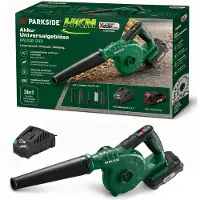 Parkside 20 V Akku-Universalgebläser PAUGB, Laubbläser mit Akku 2 Ah /Ladegerät