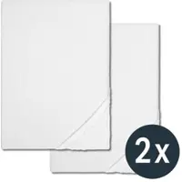 Sleezzz Vital wasserdichtes Molton Spannbettlaken mit antibakterieller Silber Veredelung 180 x 200 cm Doppelpack