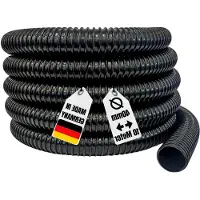 Markenlos Teichschlauch 40 mm 1 1/2" I Hochwertiger Teich Schlauch für Garten & Teiche I Teichschlauch I Spiralschlauch I Saugschlauch I Pumpenschlauch I Flexibel Wasserschlauch (10 Meter)