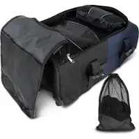 Normani Reisetrolley mit Rucksackfunktion 90 L mit 5 Kleidertaschen