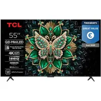 TCL 55MQLED75K, 139,7 cm (55"), 3840 x 2160 Pixel, 4K Ultra HD, QD-Mini LED, Smart-TV, Schwarz