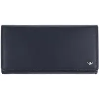 Golden Head Leder Geldbörse Polo RFID Protect Damenbörse 2802 Marineblau dunkelblau
