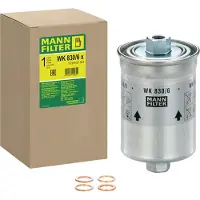 MANN-FILTER Kraftstofffilter WK 830/6 x für AUDI 80 Limousine (8C2, B4) Leitungsfilter