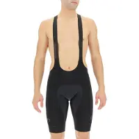 UYN Kurze Fahrradhose mit Trägern - BIKING RIDEMILES - Schwarz XL