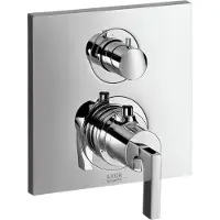 Hansgrohe AXOR Citterio Thermostat Unterputzmodell mit Absperrventil, Hebelgriffe,1 Verbraucher, 39700000