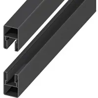Traumgarten Sichtschutzzaun SYSTEM Senkrecht-Adapter 2er-Set anthrazit
