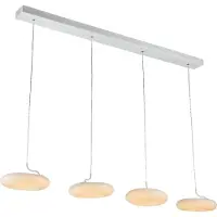 Globo Lighting Globo Quentin Hängeleuchte Weiß, 1xLED; 42506-28H