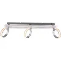 Globo Lighting Globo Idaho Strahler Aluminium Chrom, 3xLED; 56043-3
