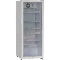Silva -Homeline Getränkekühlschrank, 237l, Glastür, Schloss, COM C, weiß, 1 Stk.