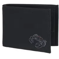 OXMOX Geldbörse New Cryptan RFID Protect Pocketbörse Crab Print Grey Black schwarz