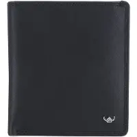 Golden Head Leder Kartenetui Polo RFID Protect Kombischeintasche ohne Münzfach 1255 Schwarz