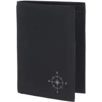 OXMOX Geldbörse New Cryptan RFID Protect Kombibörse Windrose 2.0 Print Grey Black schwarz