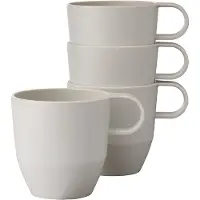 Mepal campinggeschirr - Set Henkelbecher Silueta 300 ml 4 Stück - Nordic white - Campingbecher