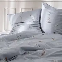 Apelt Mako-Satin Bettwäsche Cats grau 140x200 cm + 70x90 cm - grau;beige
