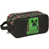 Safta Minecraft 29x15x14 Cm Schuhbeutel Grün Grün One Size