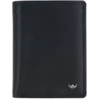 Golden Head Leder Geldbörse Polo RFID Protect Kombischeintasche 1348 Schwarz