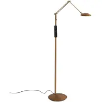 Steinhauer Stehlampe Daphne 2 4601BR – bronzefarbene Leselampe aus Metall und Elektronik, verstellbarer Lichtstrahl, klassischer Stil, ideal für den Innenbereich