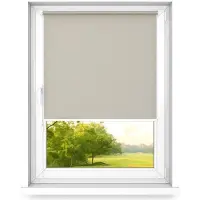 Time4blinds , Mini Rollo Basic, Fensterrollo, Kaffee Hell-rechte, 50x100cm
